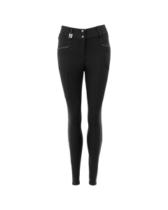 Silikonbesatz-Reithose Glance - dark grey
