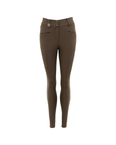 Silikonbesatz-Reithose Glance - taupe