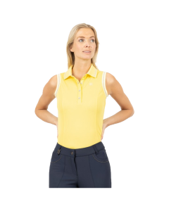 Sleeveless Poloshirt - yellow tale