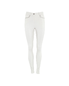 Silikon-Vollbesatzreithose SS Decorated - white