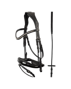 Trense Comfort Fit Double Anatomical ATH19002 - black