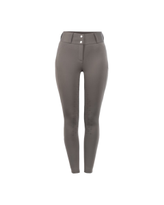 Vollbesatzreithose CAVALCANDERA GRIP MOBILE - mud taupe