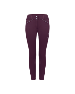 Reitleggings CAMILLE Grip – red wine