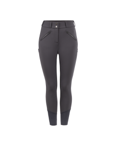 Reithose Carina Grip Mobile - fog grey