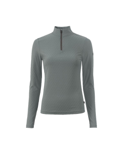Stehkragenshirt CAVALNINETTE - thyme