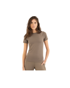 Kurzarm-Funktionsshirt Lefke - chocolate chip