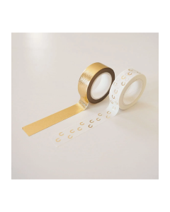 Washi Tape 2er Set "Goldene Hufeisen"