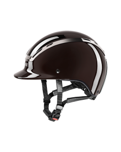 Reithelm exxeed shiny chrome - mocca glossy