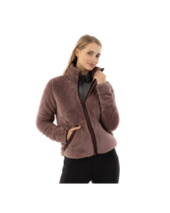 Weiche Teddyjacke Fatima - Twilight Mauve